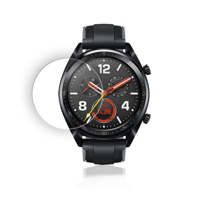 2 шт Анти-разбивающая закаленная пленка для huawei Watch GT Защитная пленка для экрана против взрыва Защитная пленка для экрана из закаленного стекла