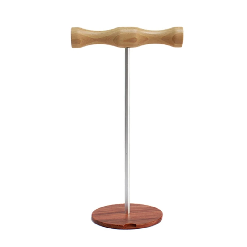 Headset Holder Hanger Wooden Metal Earphone Display Rack Stand Home Office Headphone Shelf Rack Stand Holder
