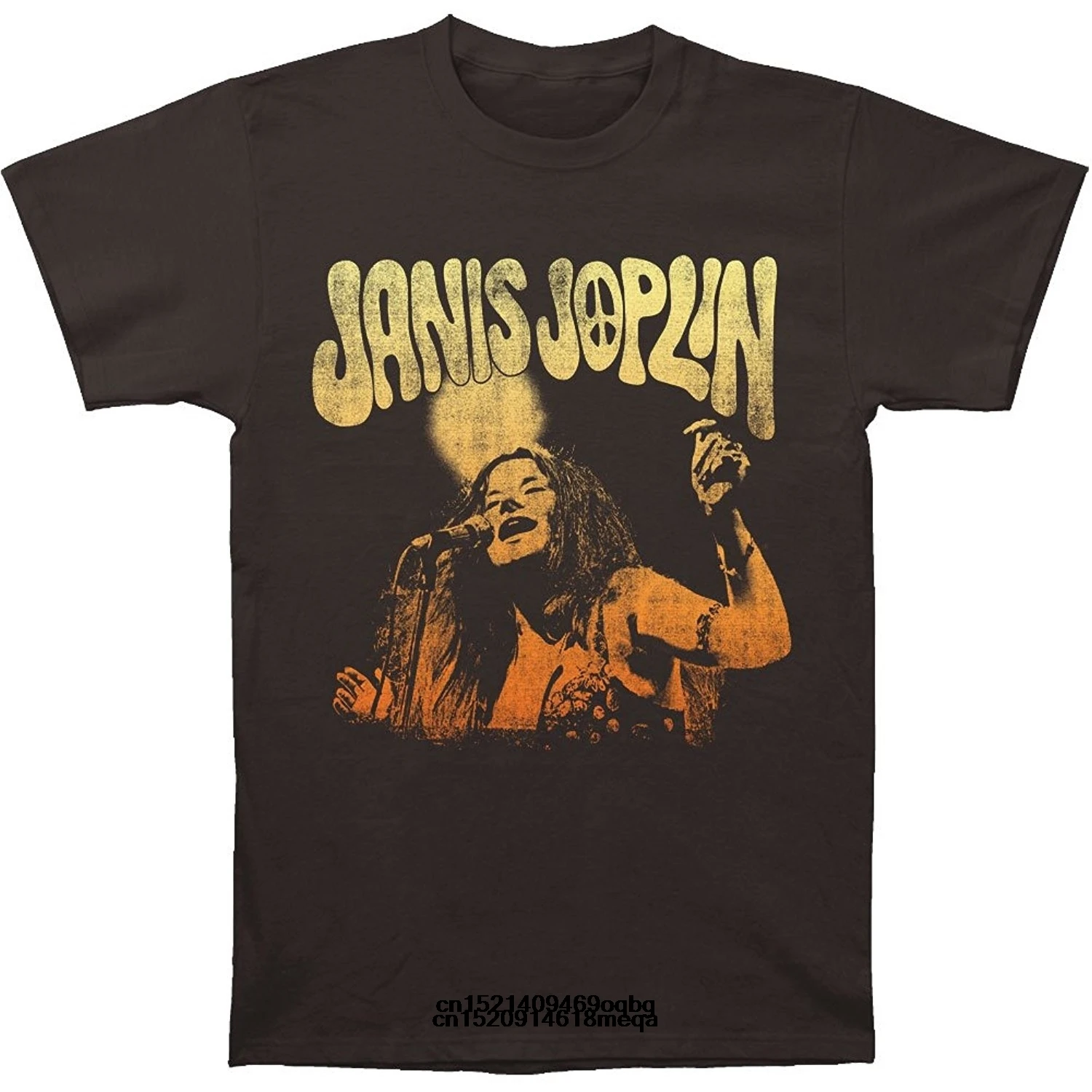 Футболка модная футболка janis Joplin Live облегающая Джерси Мужская хлопковая