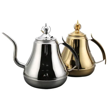 

1.2L/1.8L Turkish Coffee Pot Magic Crown Coffee Kettle Durable Stainless Steel Moka Coffee Kettle Teapot With Strainer