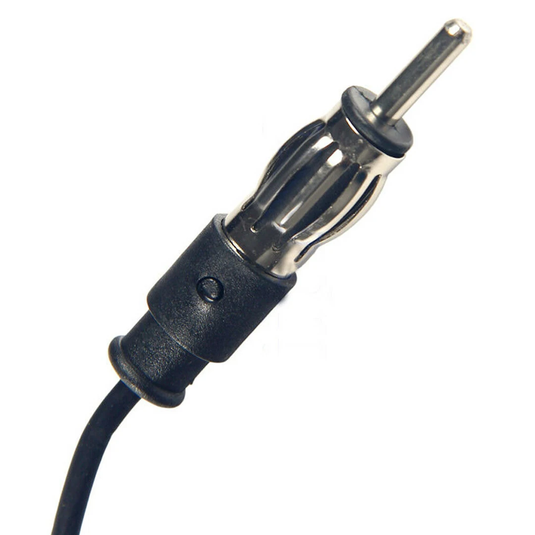 For Car Truck Boat 1PC Windshield Stereo Radio Antenna AM FM Reception Black Plastic Signal Amplified Booster 12V Mayitr