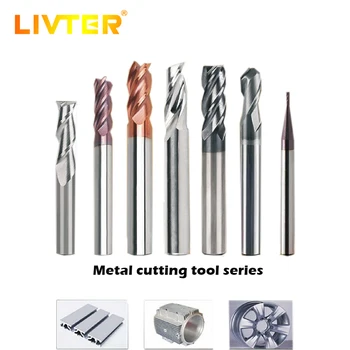 

LIVTER solid hard alloy two-edged aluminum tool milling cutter head Industrial level factory direct sales wholesales