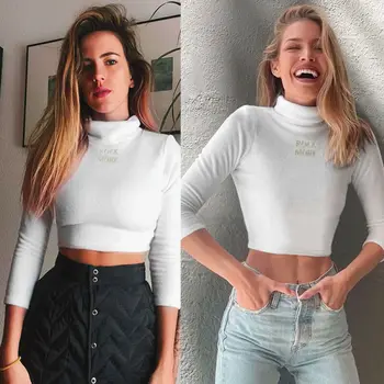 

Winter Warm Women's Turtleneck Sweater Pullover Tops Bottom Slim Tops
