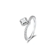 CKK серебро 925 ювелирные изделия геометрическое кольцо для женщин модный подарок Оригинальное кольцо из стерлингового серебра