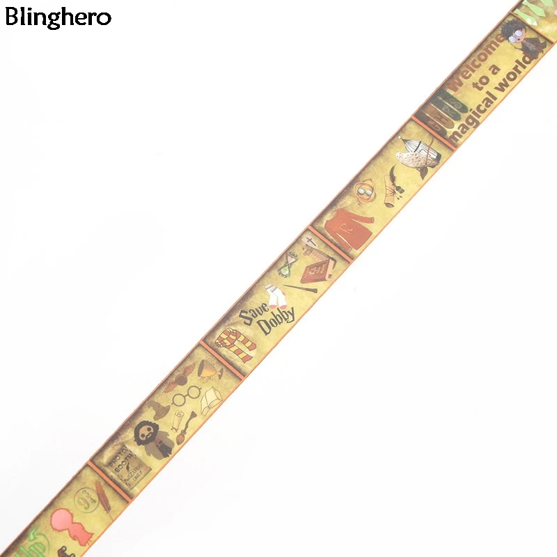 Blinghero Magic World 15 мм X 5 м васи клейкая лента стильная маскирующая Лента наклейки для ноутбука крутая ручка клейкая лента BH0033