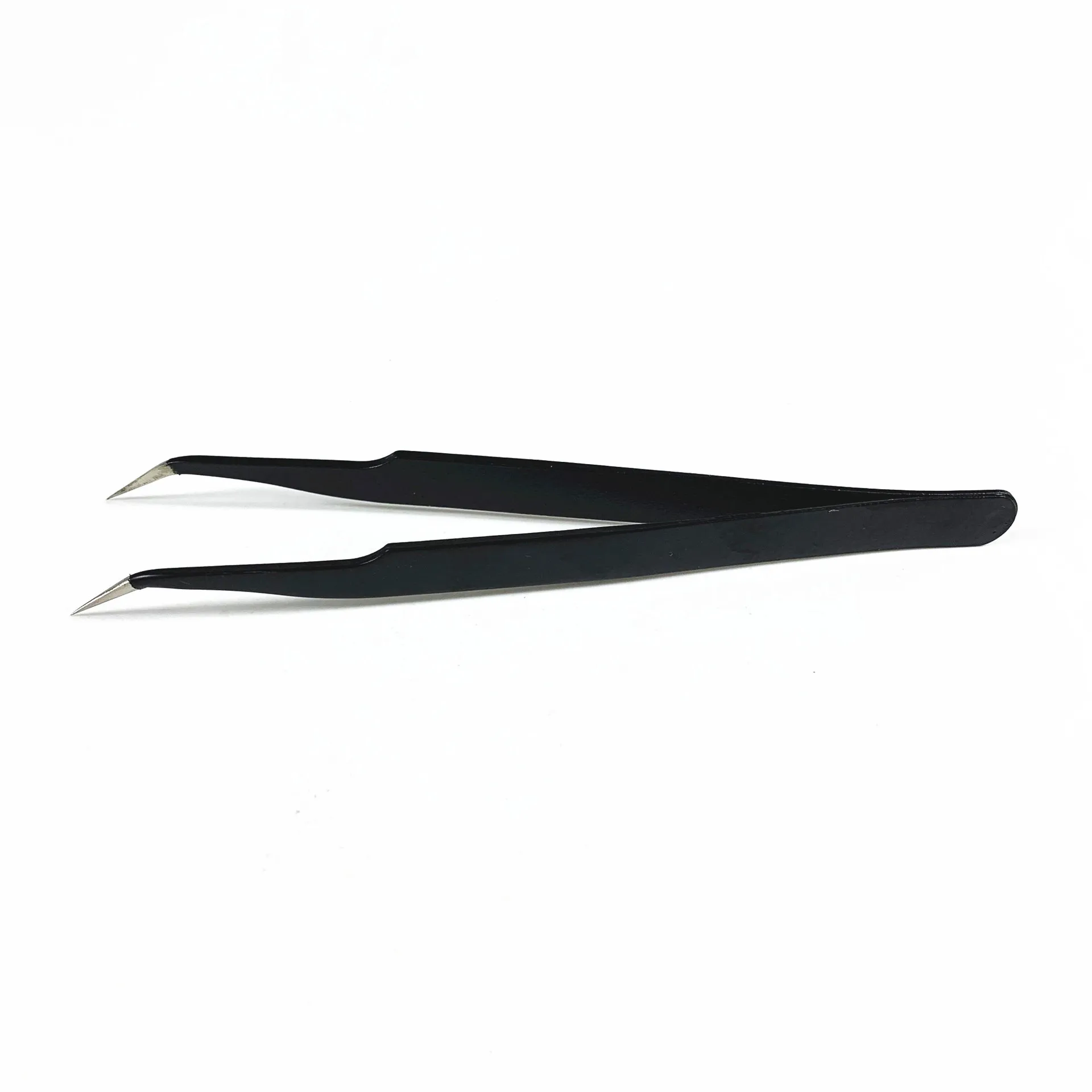 New Tweezers Eyebrow Anti static EyelashesStainless Steel Curved Tweezer Nail Art Rhinestones Nipper Picking Tools 3