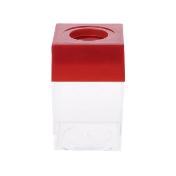 

1Pc Magnetic Clip Dispenser Paper Holder Square Box Case Random Color