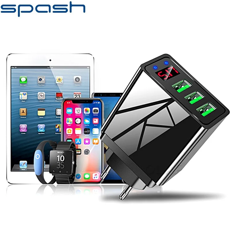 SPASH 3A быстрое зарядное устройство для телефона Quick 3 0 зарядка порта USB Зарядка адаптер любого сотового