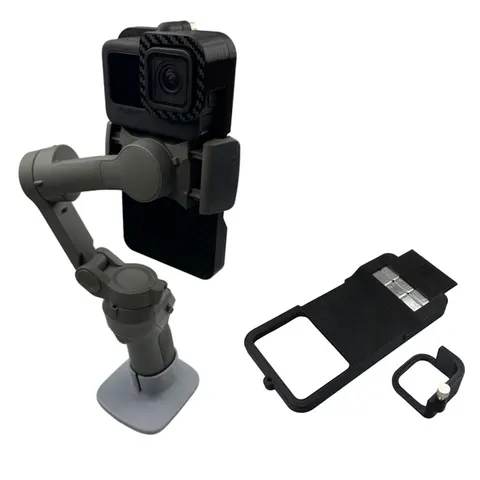Gimbal Adapter Switch Mount Plate for GoPro Hero 9 black Camera for DJI OM 4 /OSMO Mobile 3 Gimbal
