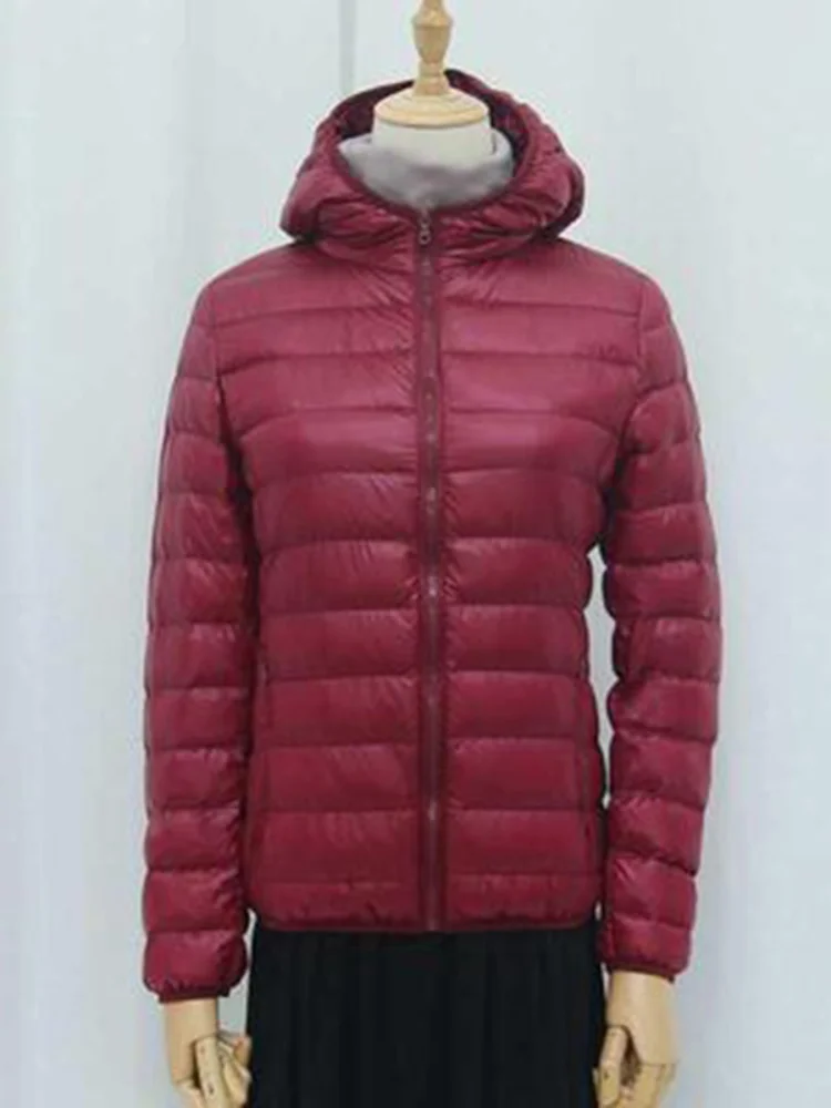 NewBang Brand 7XL 8XL Women\'s Down Coat Ultra Light Down Jacket Women Hooded Female Big Size Winter Feather Warm Jacket