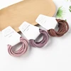 6 PCS Solid Color Basic Elastic Hair Bands For Girls Pink Tie Gum Scrunchie Ring Rubber Bands 2022 Hair Accessories Set ► Photo 2/6