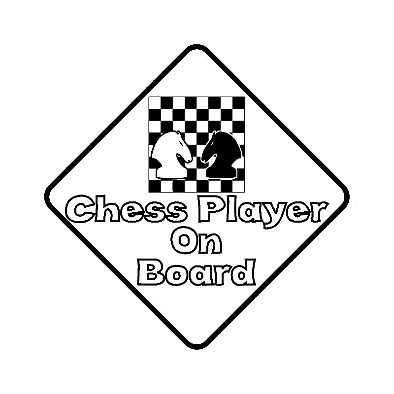 

Car Decoration Sticker Creative Chess Card Car Magnet Sticker Personalized Vinyl Decal Auto Parts Car Sticker, ZWW0604,16cm*16cm