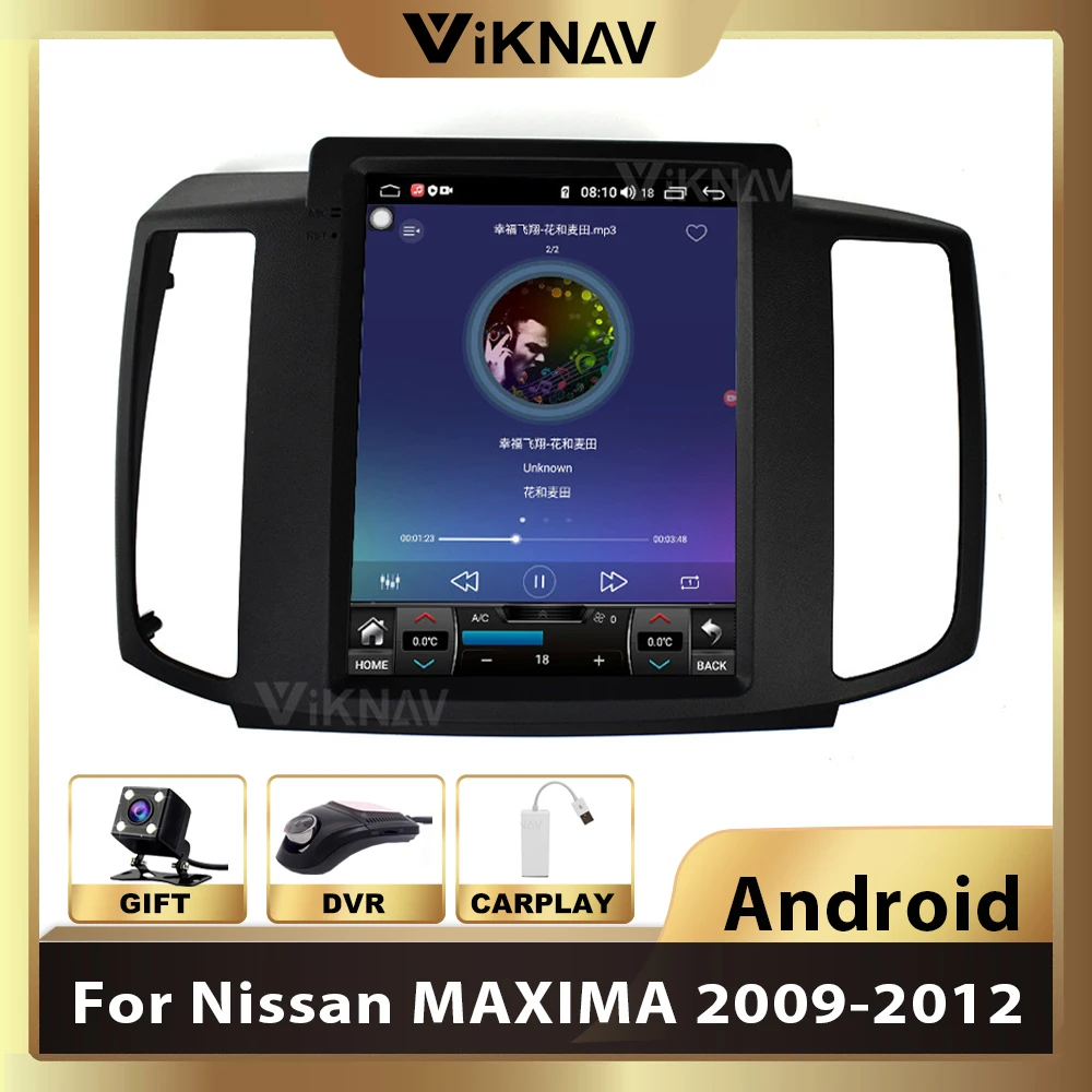 

Car Radio for Nissan MAXIMA 2009 2010 2011 2012 Android 10 Car Audio Stereo Tape Recorder GPS Navigation Head Unit 10.4 inch