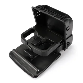 

Black Stable Bottle Rack Durable ABS Styling Folding Anti Slip Car Supplies Multifunctional Cup Holder