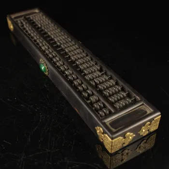 

wedding decoration Treasure old hand-made inlaid gemstone sandalwood abacus fine calculation