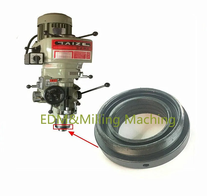 

1PC CNC Milling Machine R8 Spindle Cover Lock Nut Front M1420 For BRIDGEPORT Mill Tool