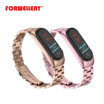 

for Xiaomi Mi Band4 Stainless Steel Bracelet MiBand 4 Wristbands Replace Mi Band4 Wrist Strap