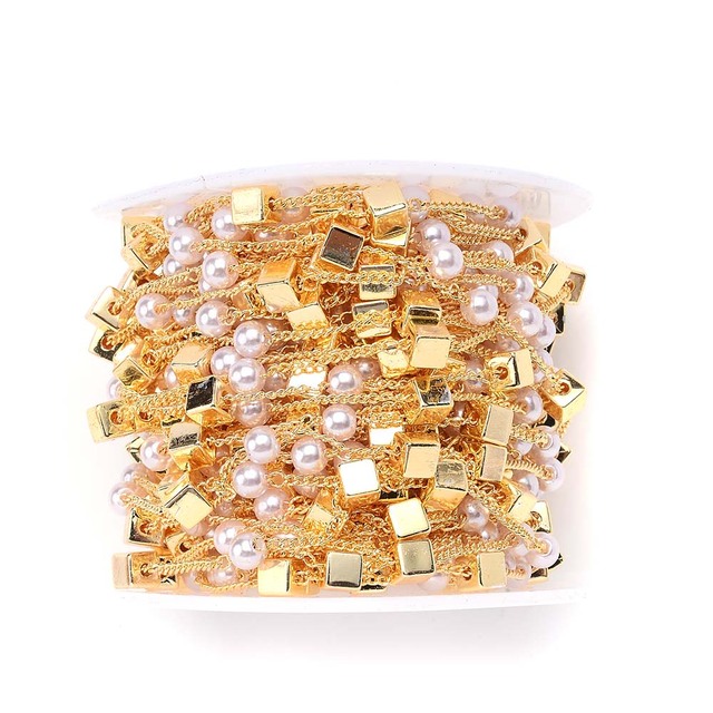 Golded Star Love Chains Copper Cable Beads Chain for Jewelry Making Findings DIY Necklace Materials Handmade Accessories