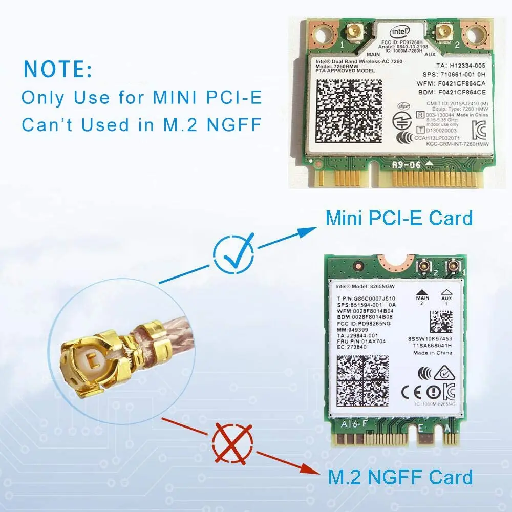 Eightwood 2шт U.FL IPX IPEX к RP SMA женский RF кабель 30 см для беспроводной мини PCI Express PCIE WiFi