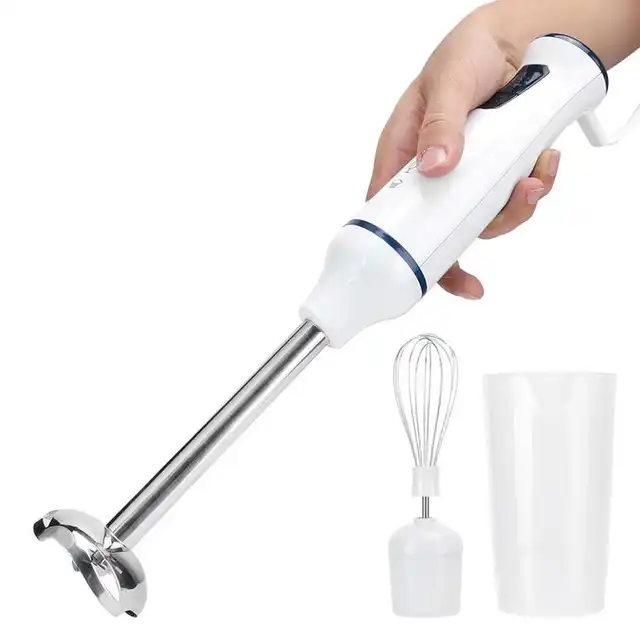 SK5011 Hand Blender Rechargeable Cordless Immersion Blender Handheld 2  Speed with 304 Stainless Steel Blades - AliExpress