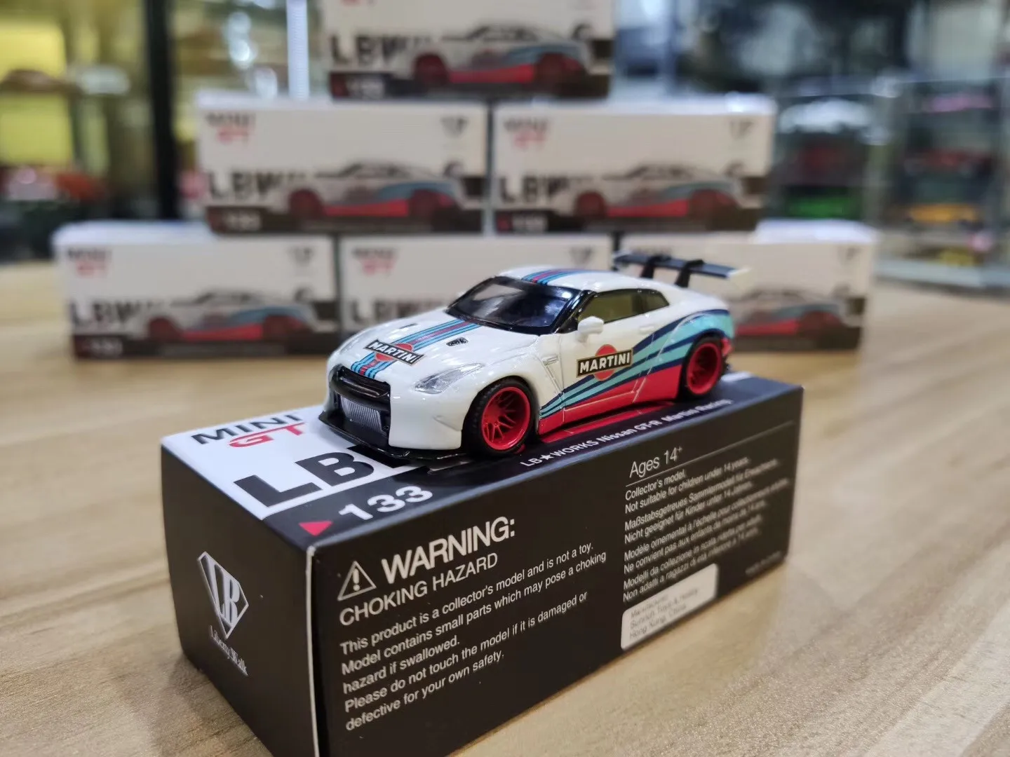 

Имитационная модель автомобиля MINI GT 1/64 MARTINI R35, литье под давлением, коллекция из сплава, GT-R фунтов