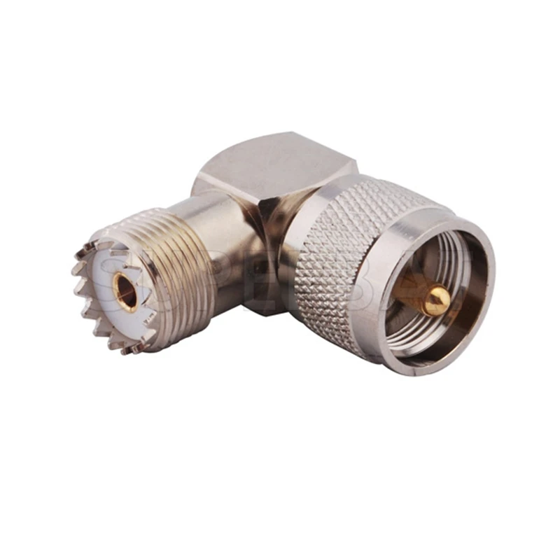 Superbat 5pcs UHF Adapter UHF Male to UHF Female Straight RF Coaxial Connector for Electronic Components Market