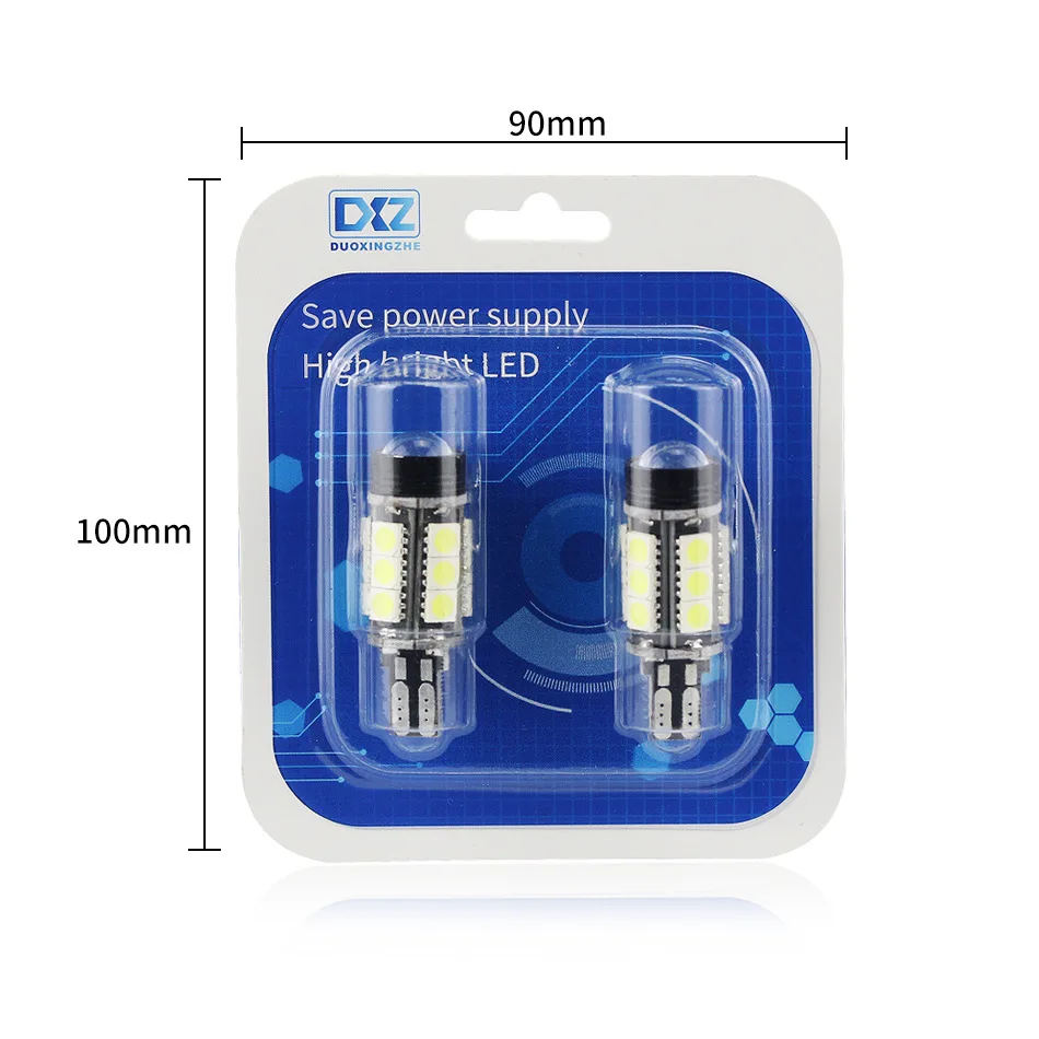 Автомобильный светодиодный светильник черный Передний W16W T15 5050 15smd+ 1,5 w светодиодный сигнал поворота