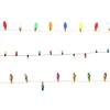 1/12 Dollhouse Miniature Festival Decorative 1M Lamp String Fake Lights Bulb Mini Furniture Doll Accessories 4