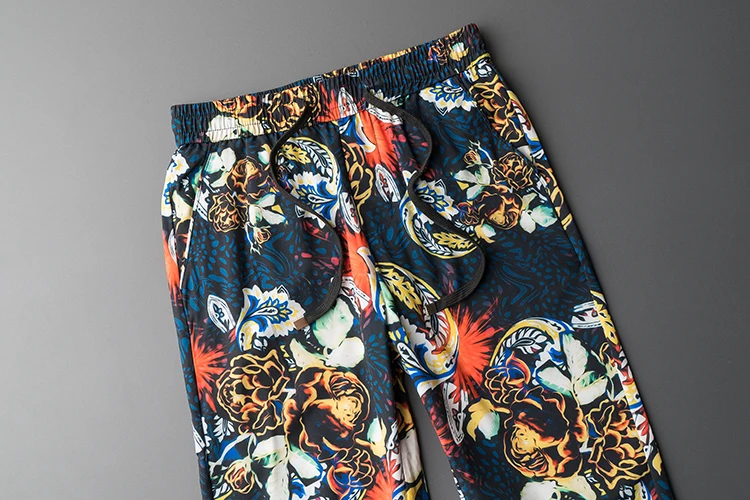 Zomer Mode Merk Nieuwe Pantalon Hombre мужские джоггеры Broek повседневные облегающие с принтом Harembroek Mannen Broek Joggingbroek