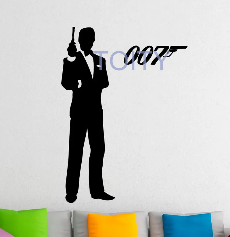 10 видов конструкций 007 фильм Грейс Джонс силуэт стены Художественная наклейка украшение дома Настенная Фреска Съемный декор комнаты стикер s