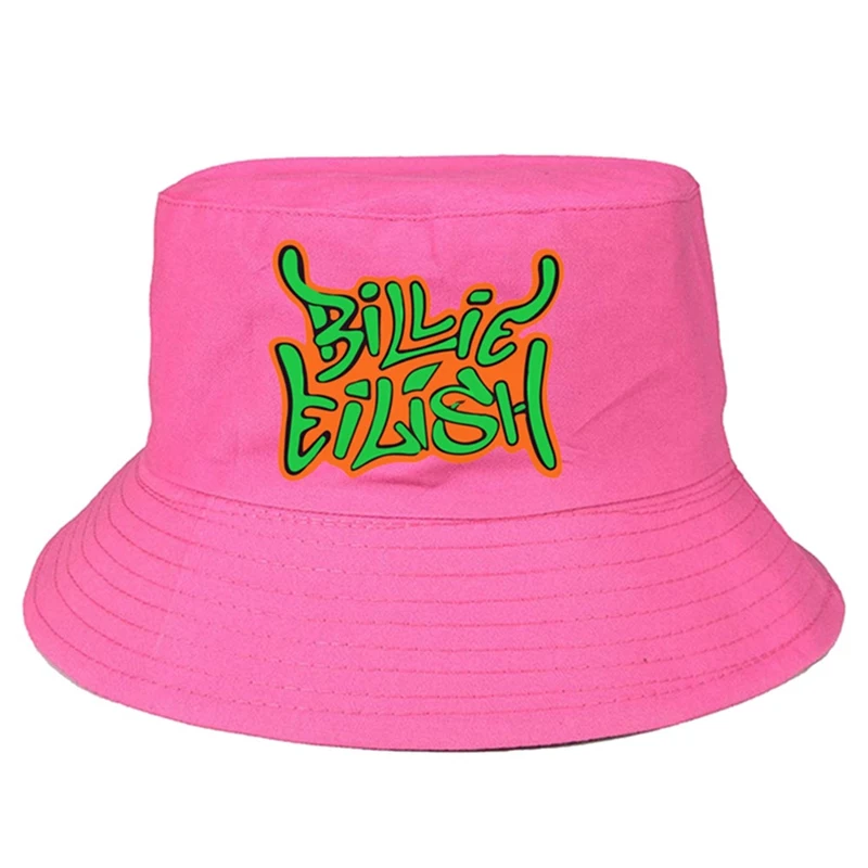 New Fashion Billie Eilish Bucket Hat Women Men Winter Cap Harajuku Hip Hop Cap