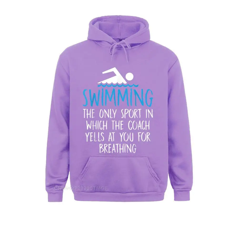 Swimming Only Sport Coach Yells at You for Breathing T-Shirt__20430 Birthday Hoodies Long Sleeve for Women  Sweatshirts Geek Clothes Latest Swimming Only Sport Coach Yells at You for Breathing T-Shirt__20430purple