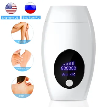 

600000 flash professional permanent IPL Laser Depilator LCD laser hair removal Photoepilator women painless hair remover machine