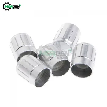 

10pcs 15*17mm Aluminum Alloy Potentiometer Knob Rotation Switch Volume Control Knob Silver