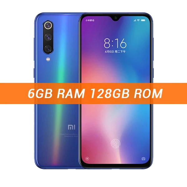 Глобальная версия Xiaomi mi 9 SE, 6 ГБ ОЗУ, 64 Гб ПЗУ, мобильный телефон mi 9 SE, Восьмиядерный процессор Snapdragon 712, полноэкранный экран 5,97 МП, тройная камера - Цвет: 128GB Blue