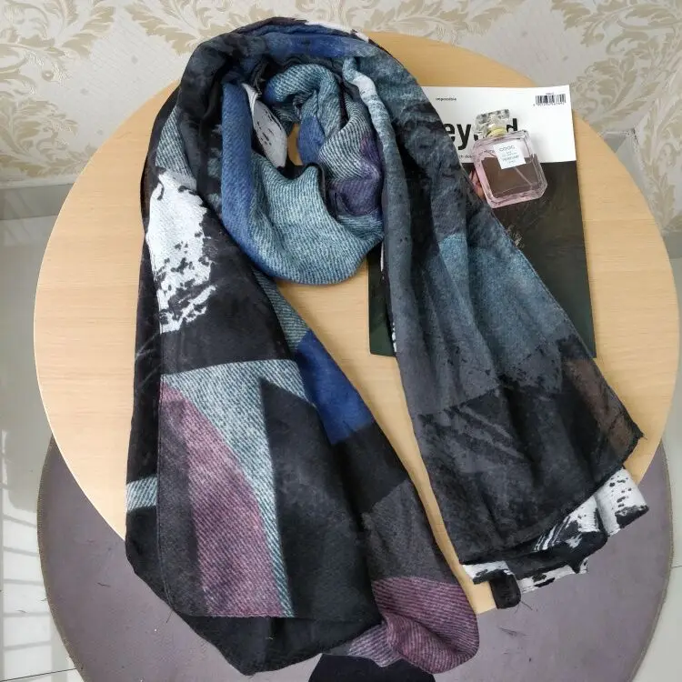 Многоцветный испанский DEG шарф шаль пляжное полотенце в подарок(2 - Цвет: 77