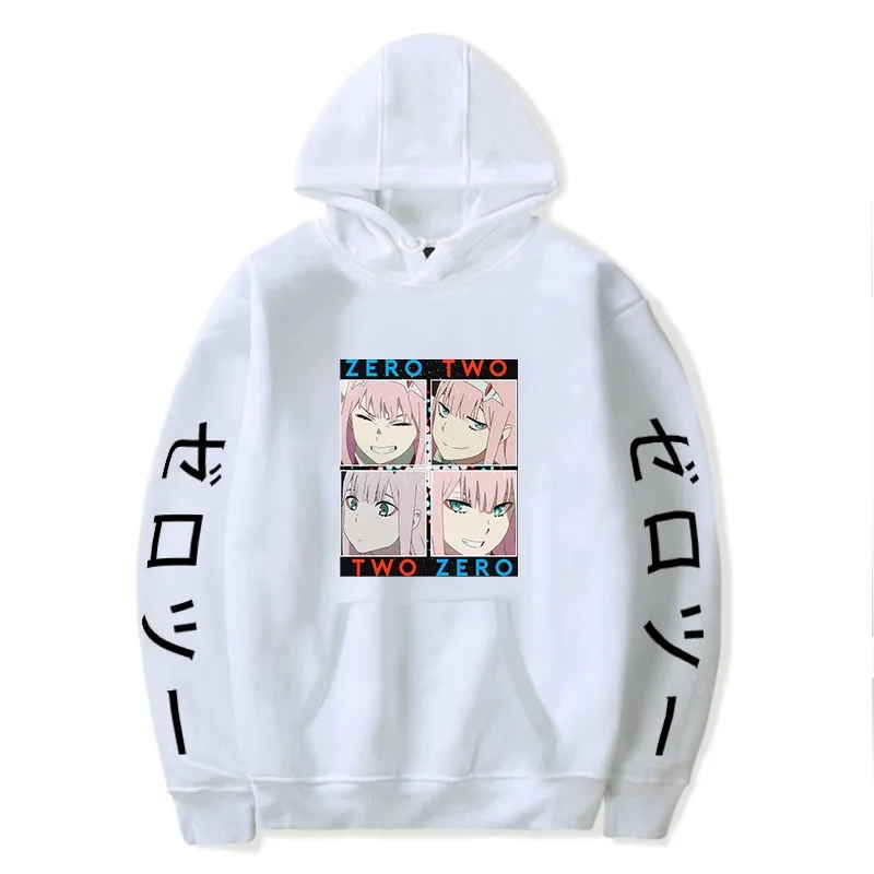 

Loose Oversize Hoodies Womens Sweatshirt Autumn Winter Fleece Hoodies 2020 Women Clothes DARLING In The FRANXX Anime Hoodies