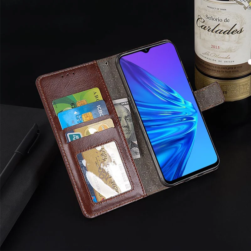 Чехол для OPPO Realme XT роскошный флип кошелек из искусственной кожи чехол X2 чехлы с