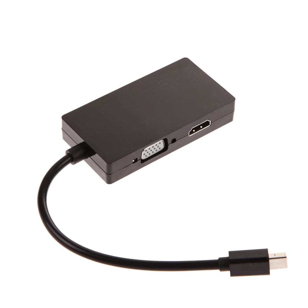 3в1 Mini Displayport DP Thunderbolt to DVI + VGA HDMI адаптер для MacBook Pro| |