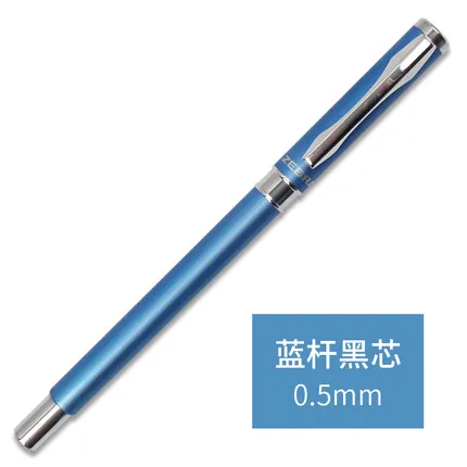 Blue 1 шт японская Зебра C-JJ4-CN нейтральная ручка 0,5 мм металлическая ручка с низкой гравитацией для деловых подписей - Цвет: Blue