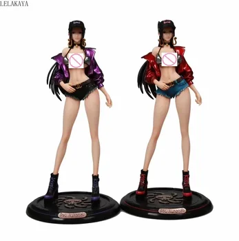 

NEW Anime 33CM One Piece Sexy Girl Boa Hancock Street Trend Red Purple Dress Ver. PVC Action Figure Collection Model Toys Doll