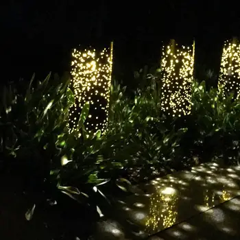

Outdoor Solar LED Starry Sky Garden Lawn Light Unique Hollow-out Star Design Suspension Waterproof Yard Decorative Lamp
