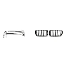 LUDA 2X Front Bumper Grille Grill For-BMW X5 F15 2014-2017 & 2X Black For-BMW X5 X6 F15 F16 F85 F86 M Sport 2013-2017