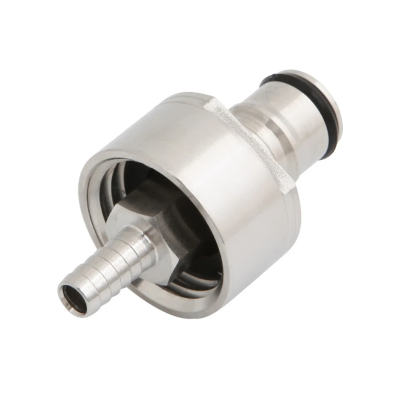 Stainless Steel Carbonation Counter Pressure Bottle Filling with 5/16" Barb CO2 Coupling Carbonate Beer