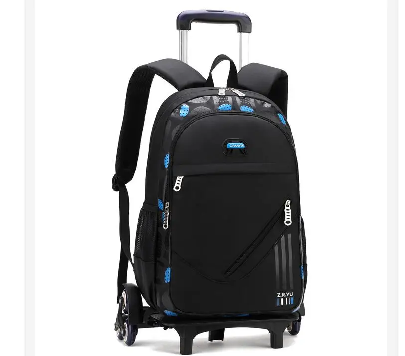 School Trolley Bag with wheels Children School backpack bag with 