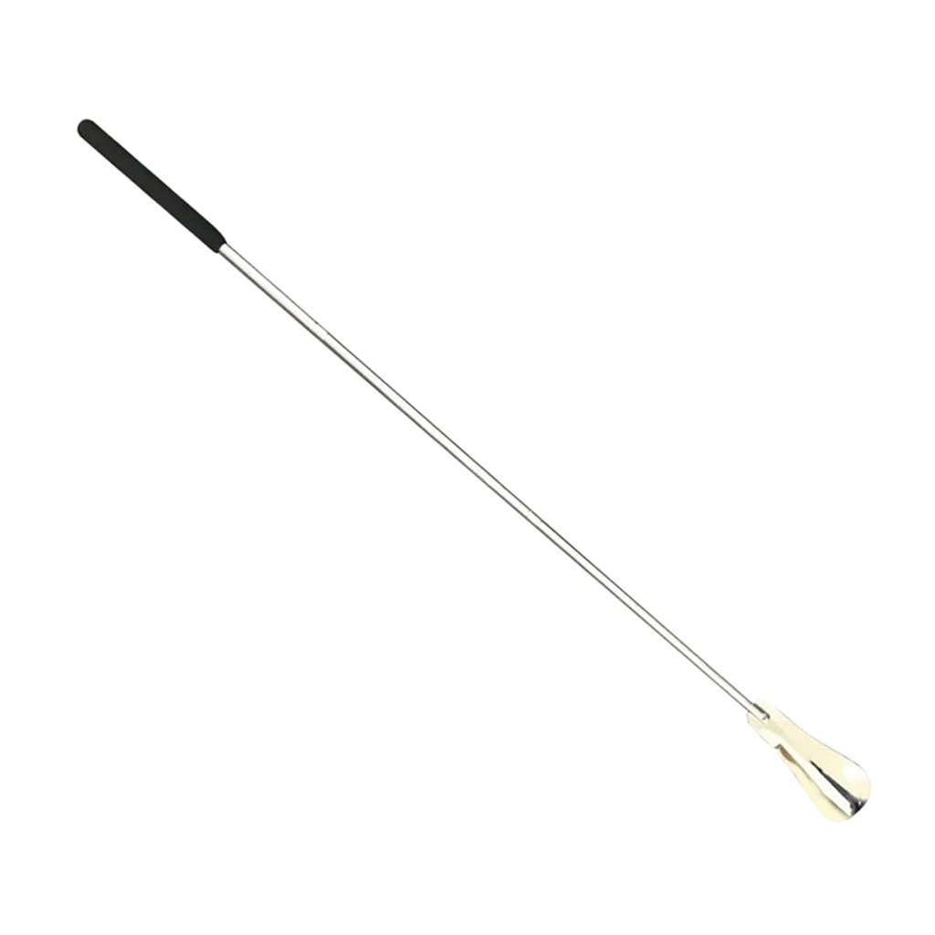 Foot Shoe Horn Adjustable 64cm Extra Long Stainless Steel Handle For Elderly Pregnant