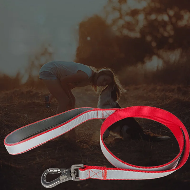 Tuff Hound высокопрочный поводок для домашних животных модная прочная цепь для собак светоотражающий материал Hyena веревка полиэстер