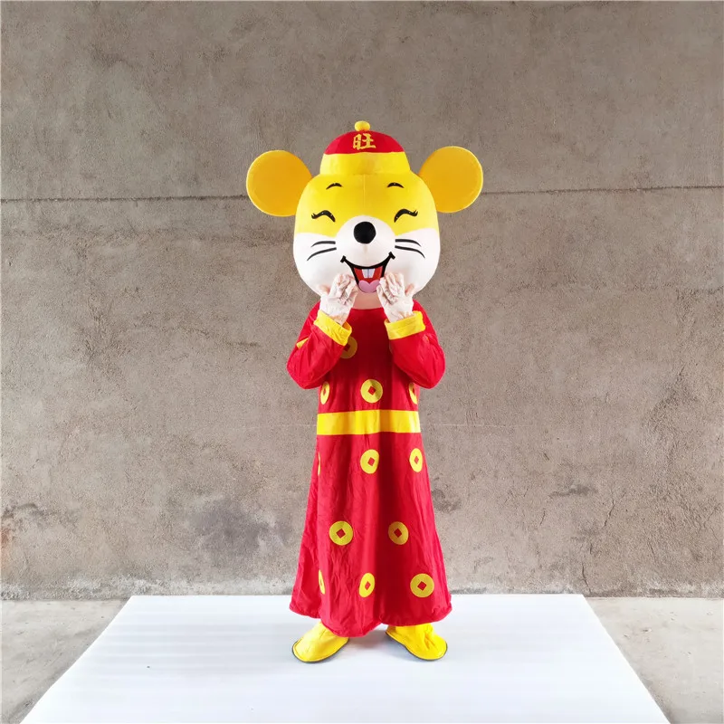 style 5 Китайский год Зодиак lucky mouse маскарадный костюм для взрослых Размер для приветственного выступления и Хэллоуин вечерние платья - Цвет: style 5