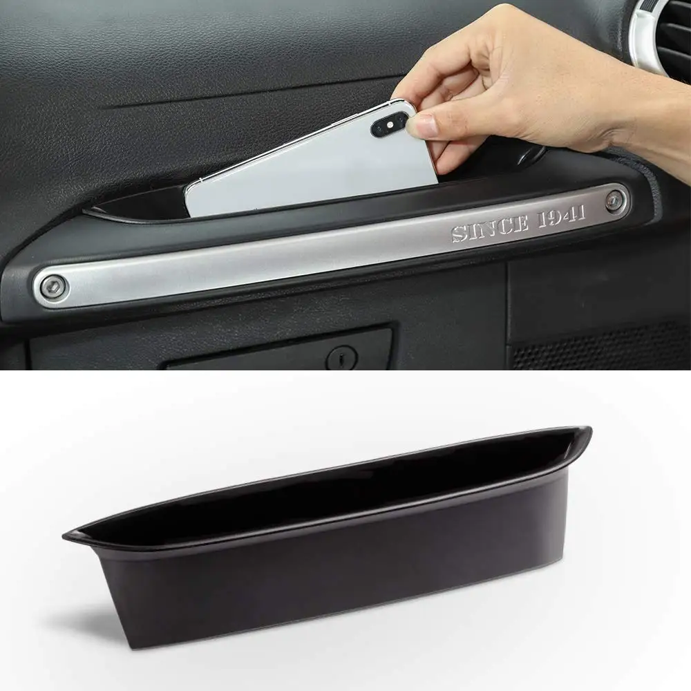 GrabTray Passenger Storage Tray Organizer Grab Handle Accessory Box for 2011-2018 Jeep Wrangler JK JKU 2-door/4-door Interior | Автомобили
