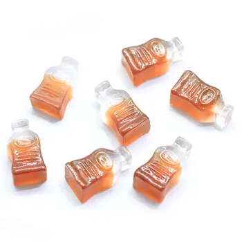 

50/100pcs Kawaii Coka Mini Drink Bottle Resin Flatback Cabochon Resin Craft For DIY Craft Making
